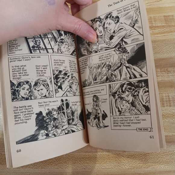 The Turn Of The Screw Henry James 1984 B&W Pocket Classics Comic Paperback VTG - Picture 9 of 10